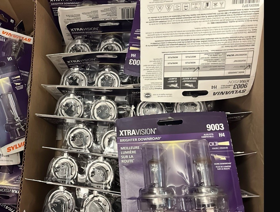 SYLVANIA 9003 H4 XtraVision Halogen Headlight Bulb, 2 Bulbs (BULK BUY AVAILABLE)