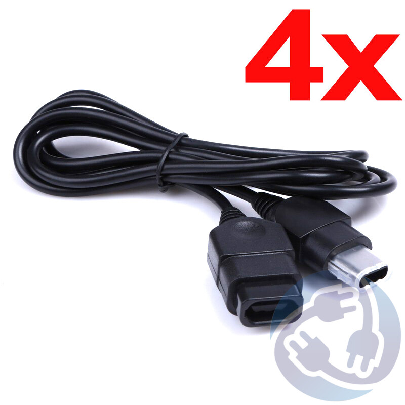 Lot - 4X 6 ft Controller Cord Extension Cable for Microsoft Original Xbox S-Type