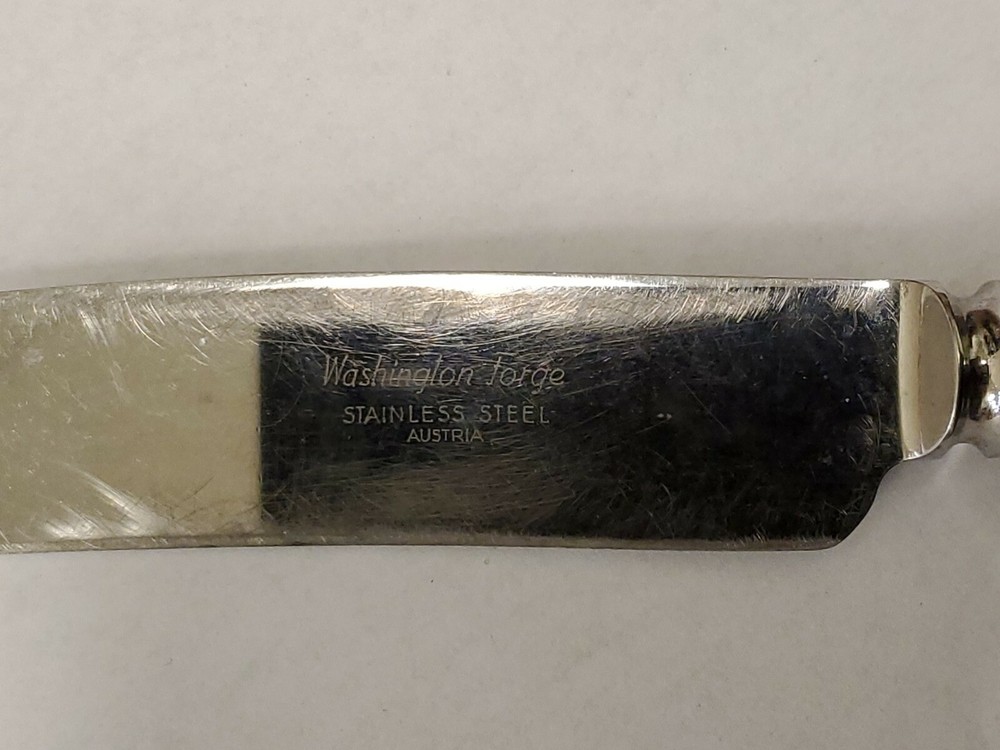13" Kitchen Knife Butterscotch BAKELITE HANDLE, Washington Forge, Austria