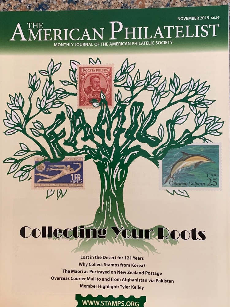 American Philatelist Magazine  2019, November