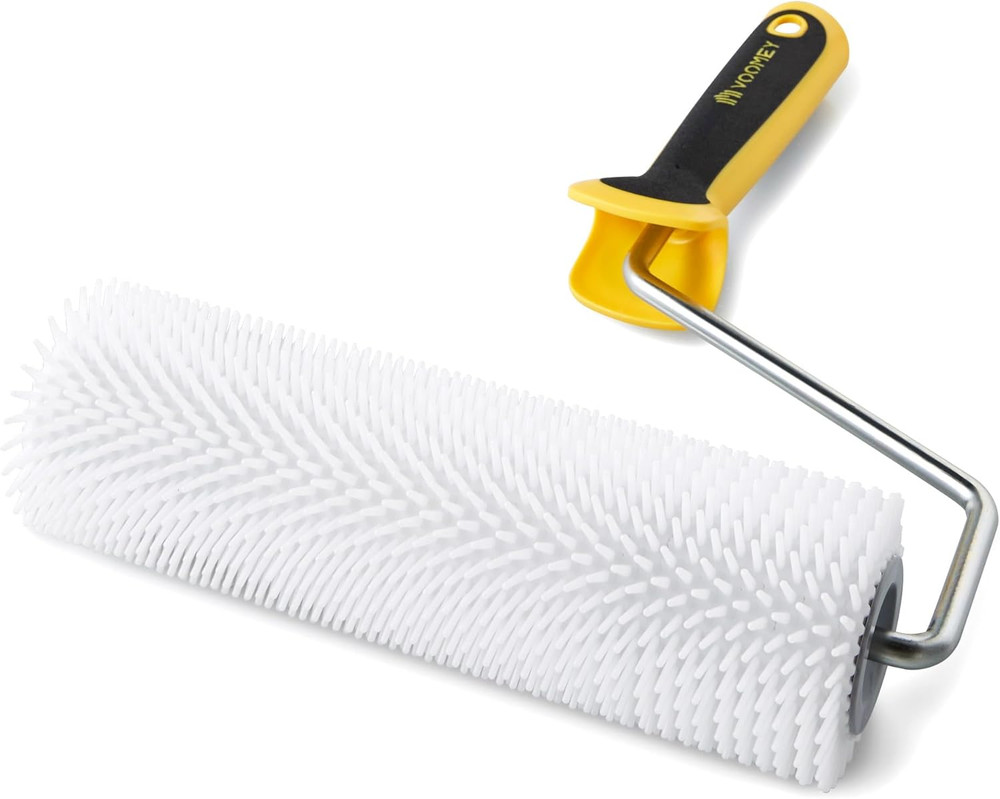 Spiked Roller for Self Leveling Concrete, 9 Inch Epoxy Roller for Floor Coating,