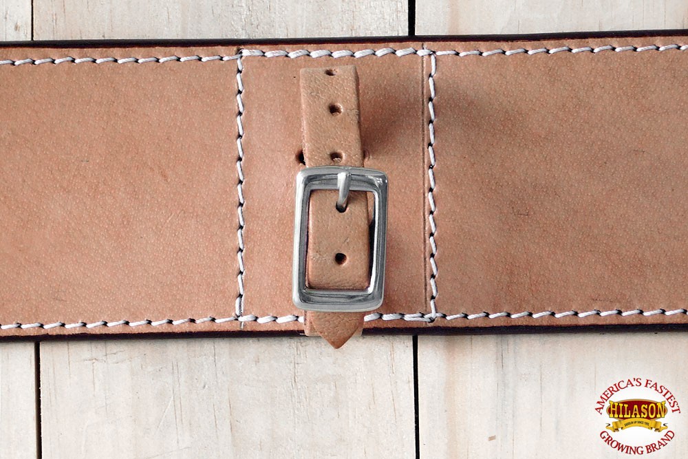 54HS Hilason Western Leather Saddle Girth Cinch Plain