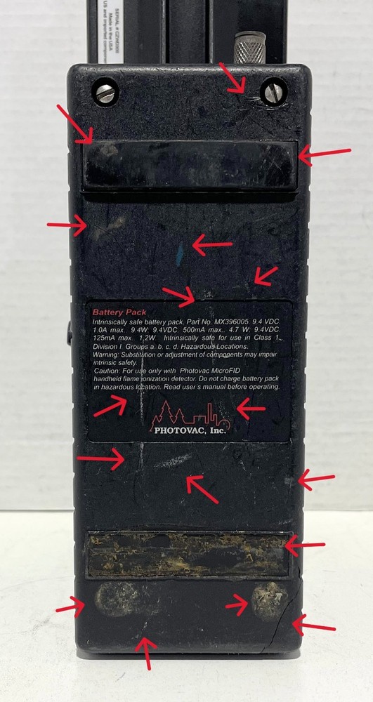 Photovac MicroFiD I/S Intrinsically Safe Handheld Flame Ionization Detector Read