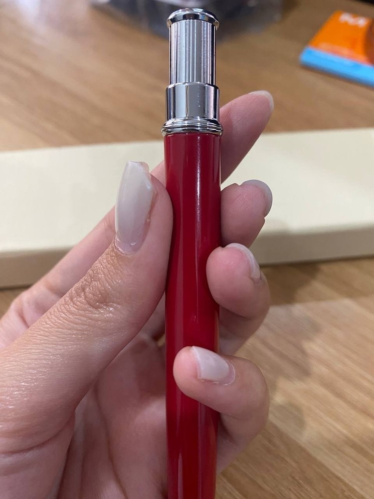 Rolex VIP Gift Oyster Ballpoint Pen Red Ruby Refillable With Pouch - New Boxed