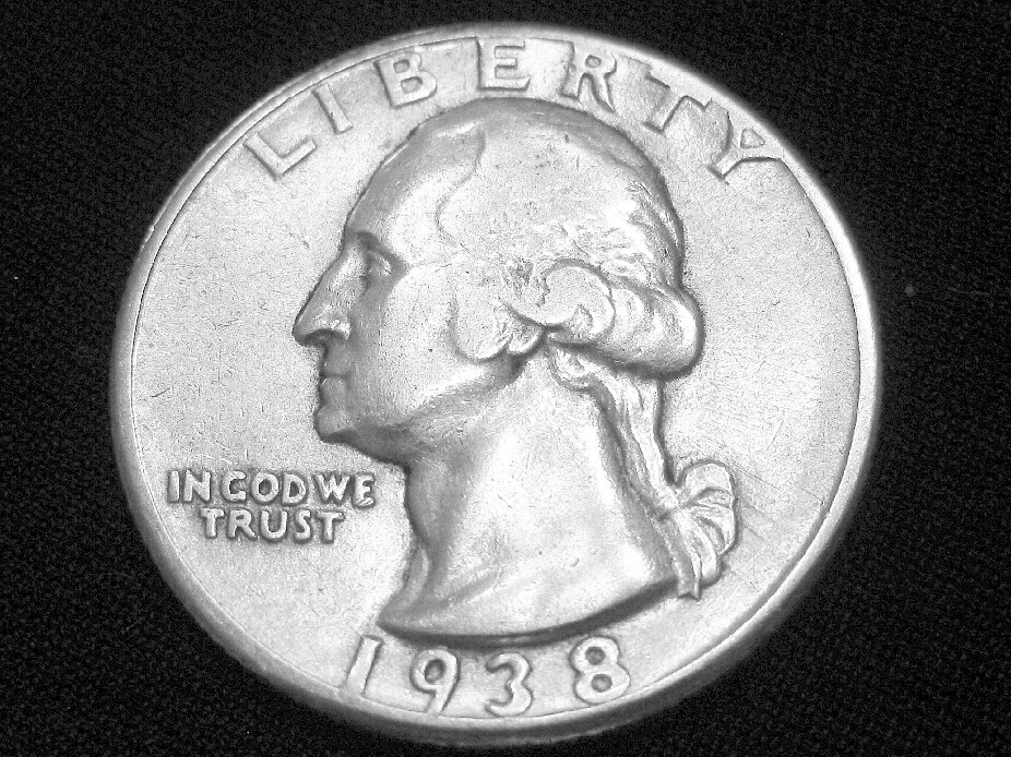 1938 Washington Quarter -- Extra Fine +++