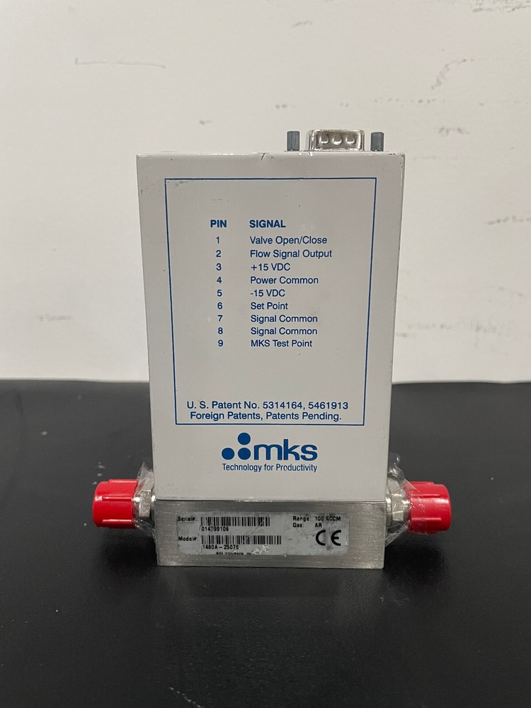 MKS 1480A-25078 Mass Flow Controller 100 SCCM Ar
