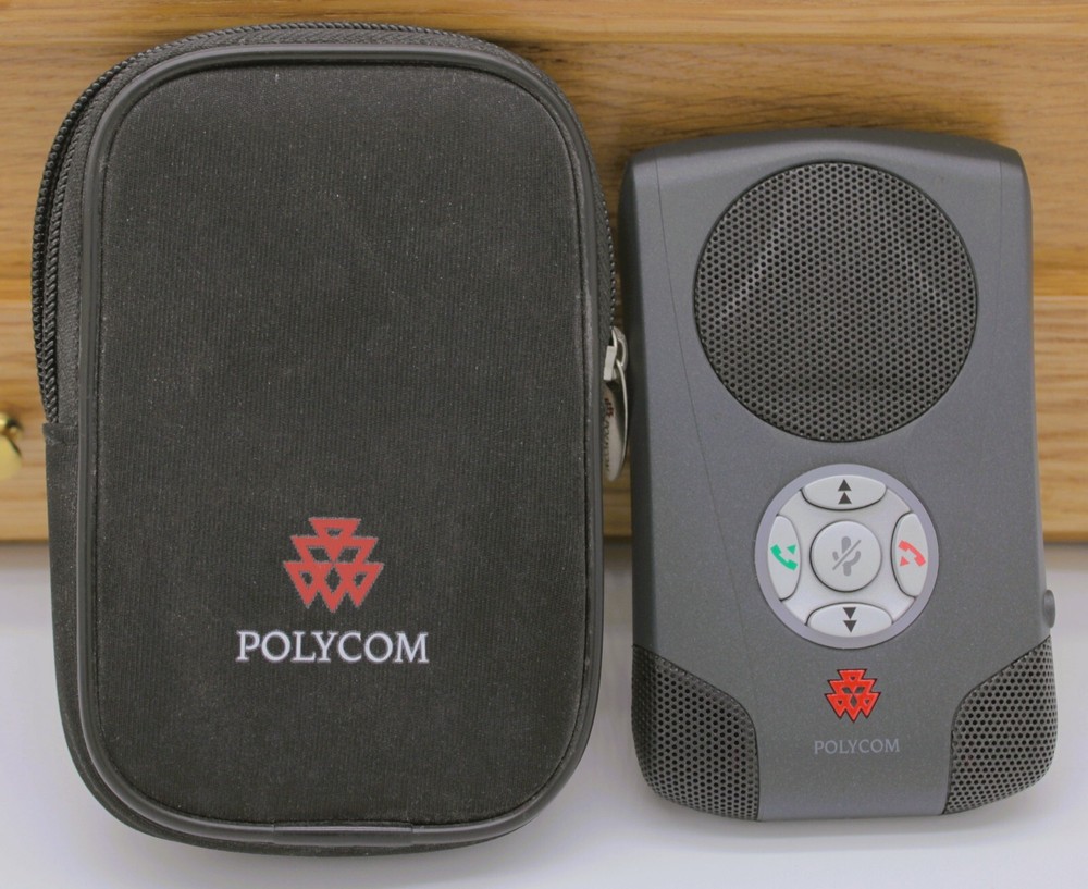 Polycom CX100 USB Speakerphone w/ Case Microsoft Office Communicator Tested
