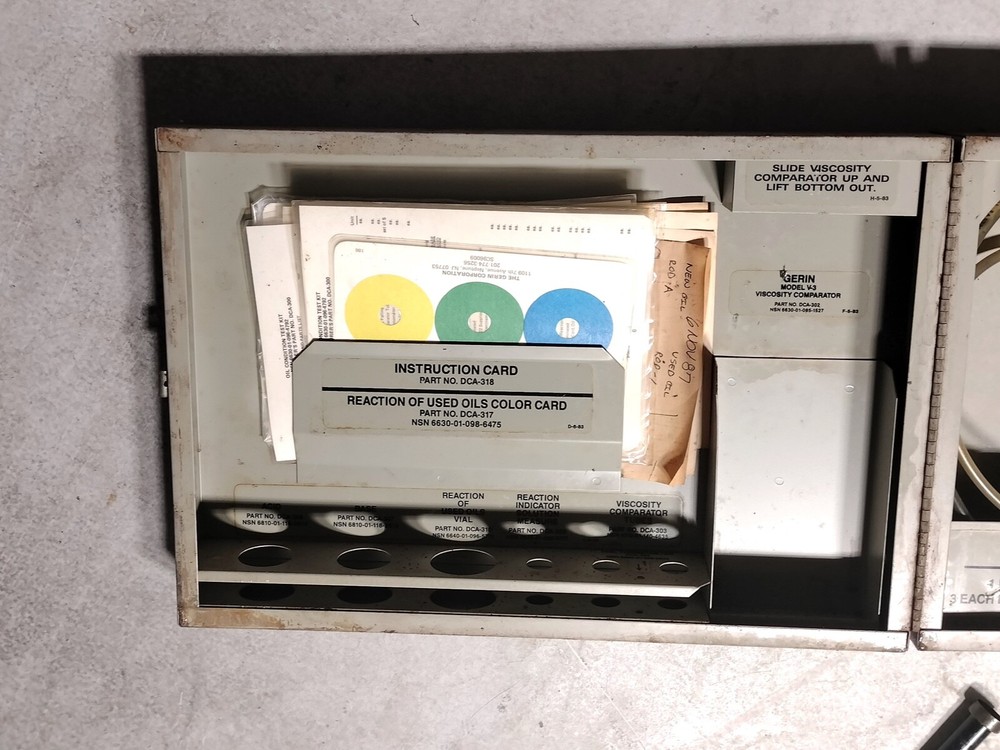Test Kit Oil Condition - The Gerin Corp - DCA-300
