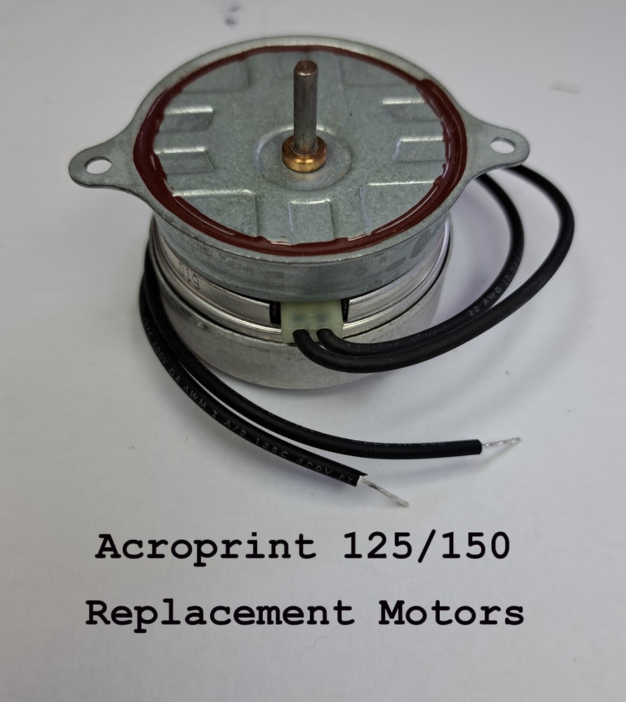 Acroprint 125/150/200 Replacement Time Clock Motor