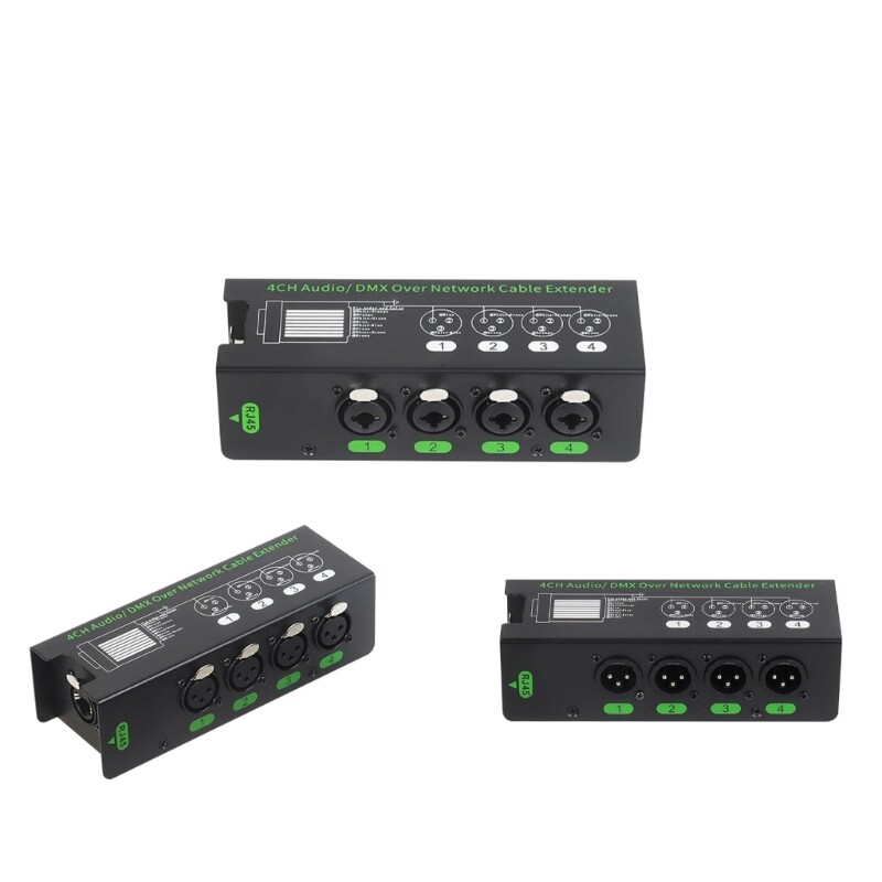 Quality Adapter to Ethercon Cable Extender Pair for Sound Equipment