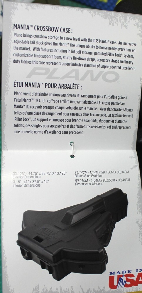 Plano Manta Hard Crossbow Case Black 1133