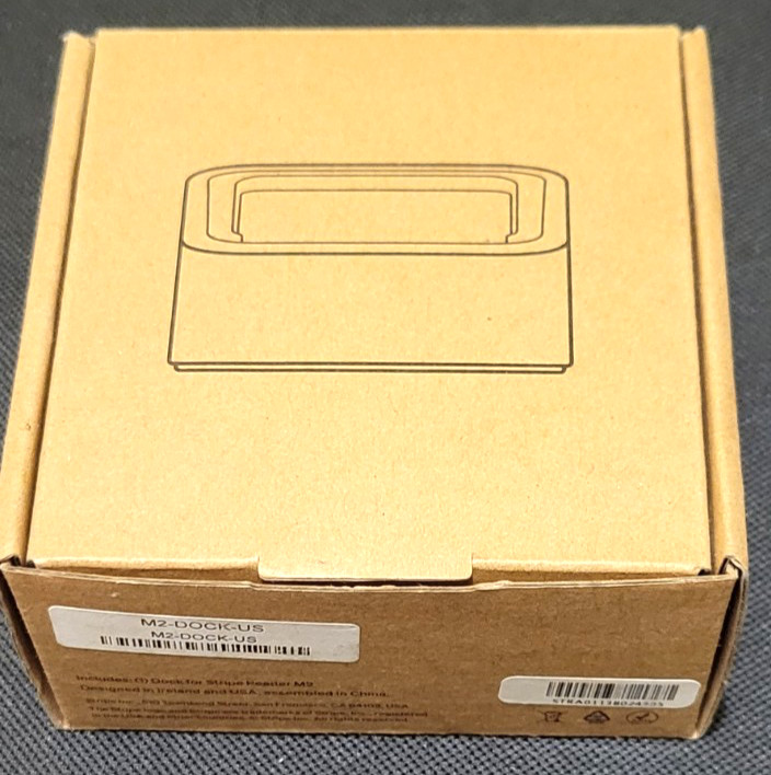 DOCK for Stripe Reader M2 - Credit Card Wireless Bluetooth Payments - GRAY