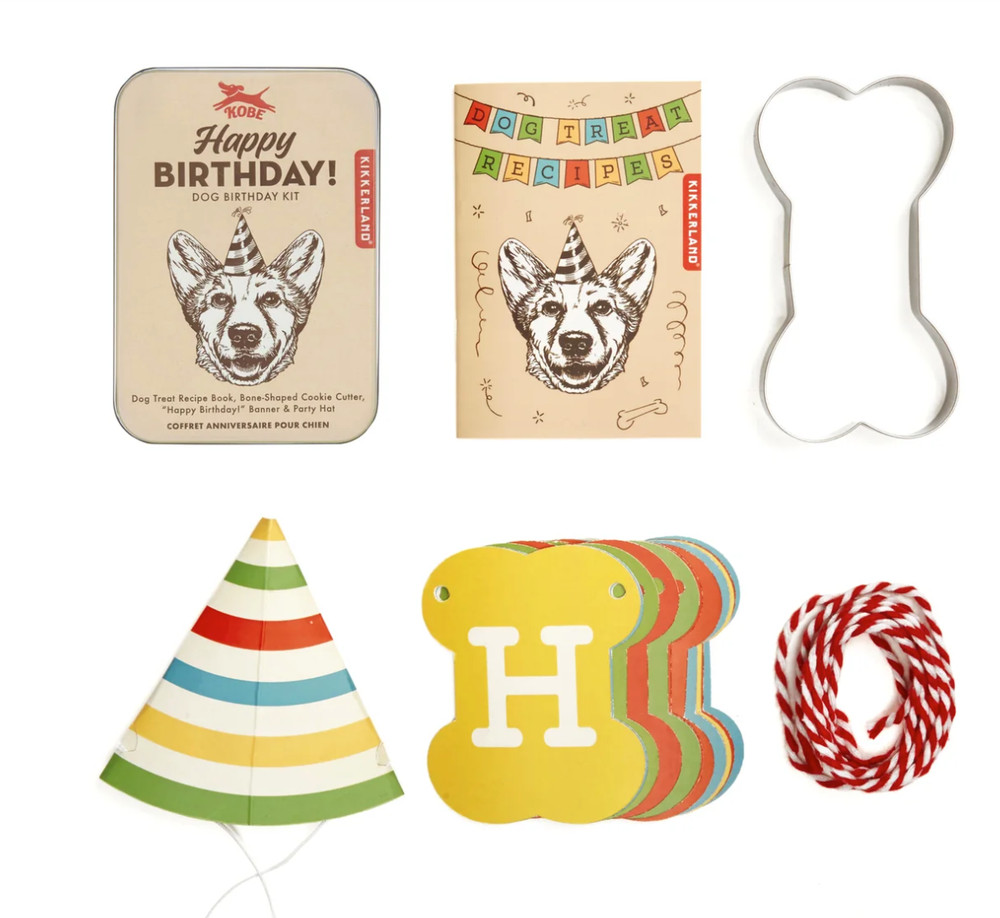 Kikkerland Dog's Birthday Kit