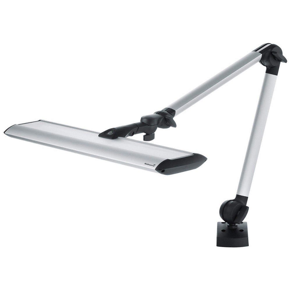 WALDMANN  Task Light,Articulating,30 W,Silver 796CF2