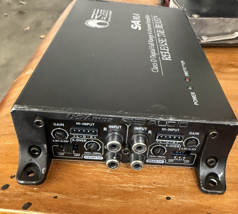 S2 Audio SA 90.4 4-Channel Class D Car Amplifier – Tested & Working