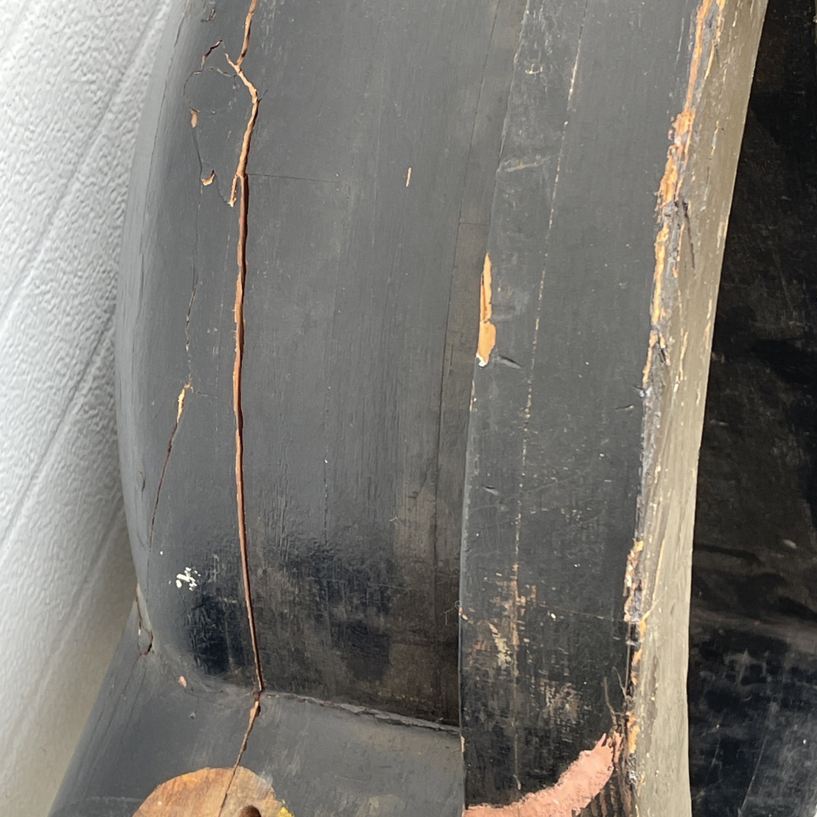 Large Vintage Industrial Wood Foundry Mold Pattern From Philadelphia Navy Yard