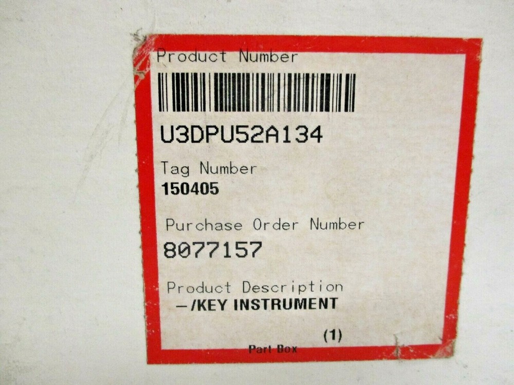 KEY INSTRUMENTS, FLOW METER, U3DPU52A134