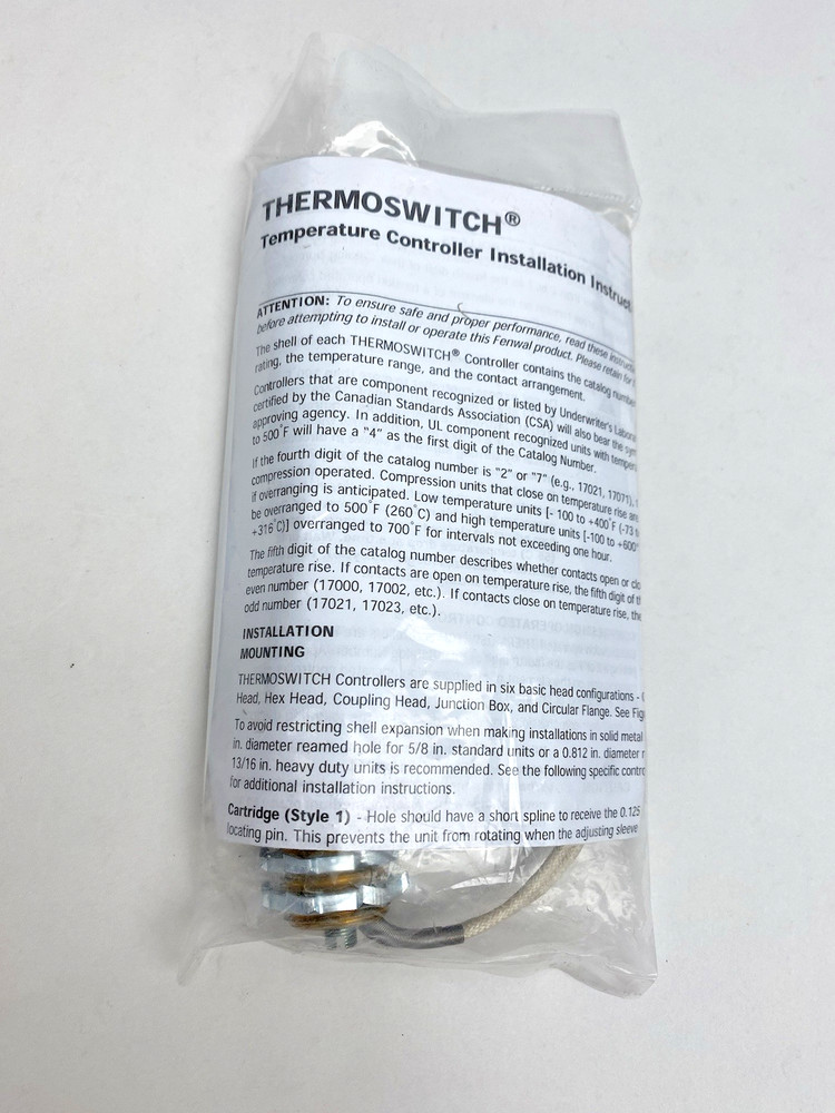 9017 Exair Thermostat, Thermoswitch Temperature Controller