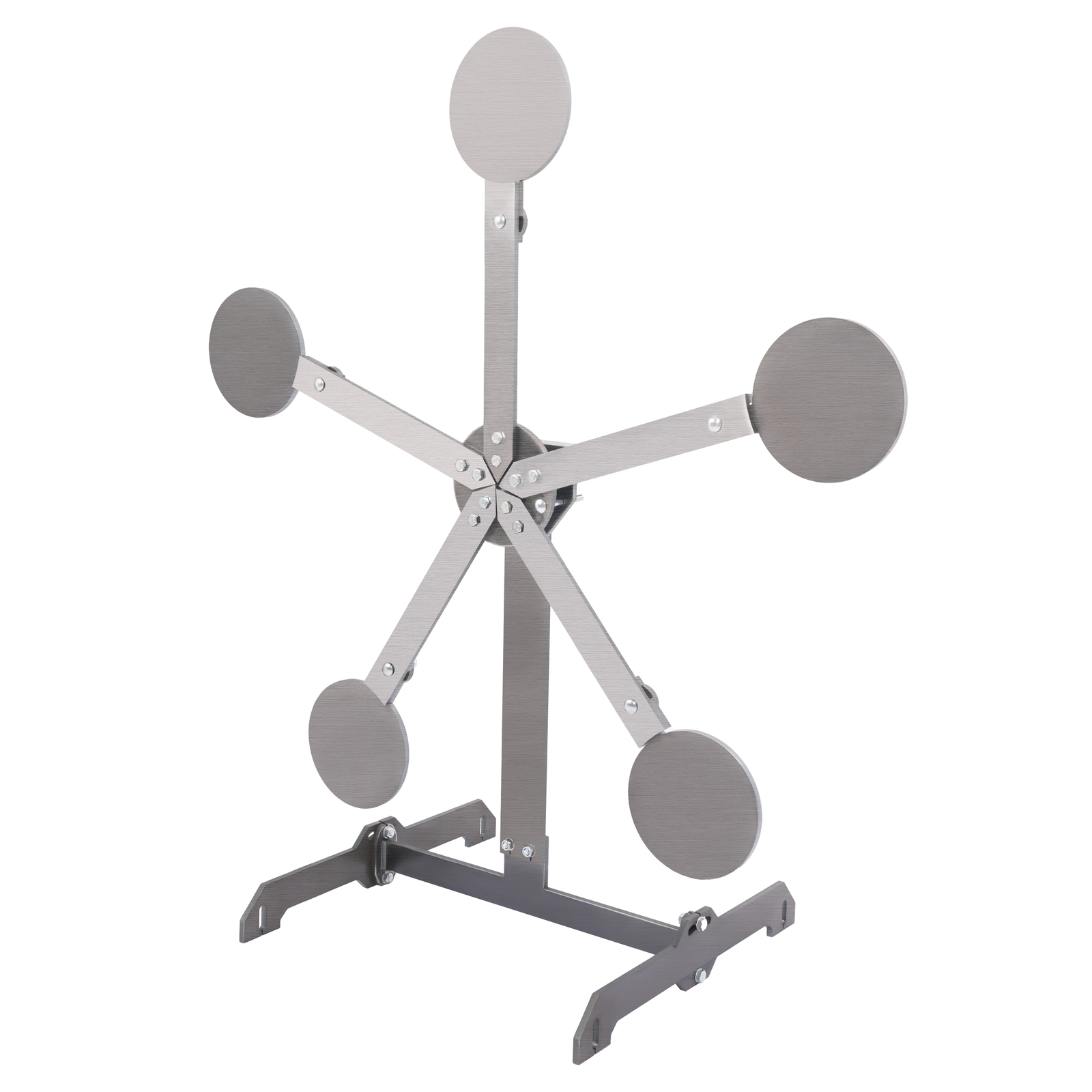 Metal 8" inch Portable Reactive Steel Shooting Target, No Welding