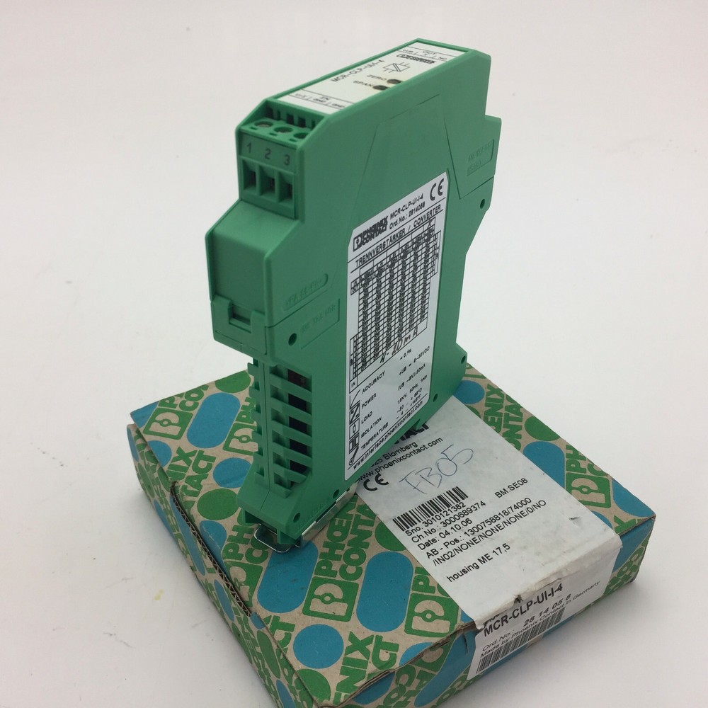 PHOENIX CONTACT MCR-CLP-UI-I-4 PASSIVE GALVANIC ISOLATORS MCR LOOP POWERED
