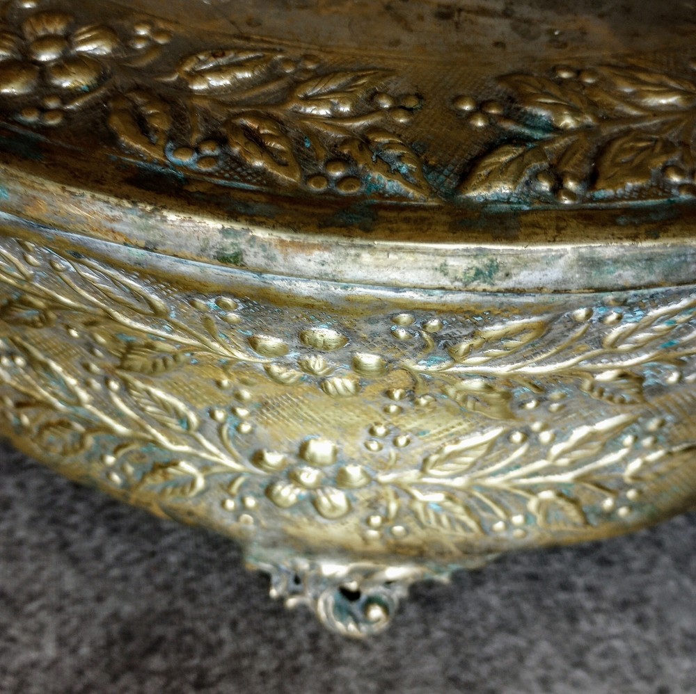 Beautiful Gold Finished Repoussé Cake Riser Circa 1900
