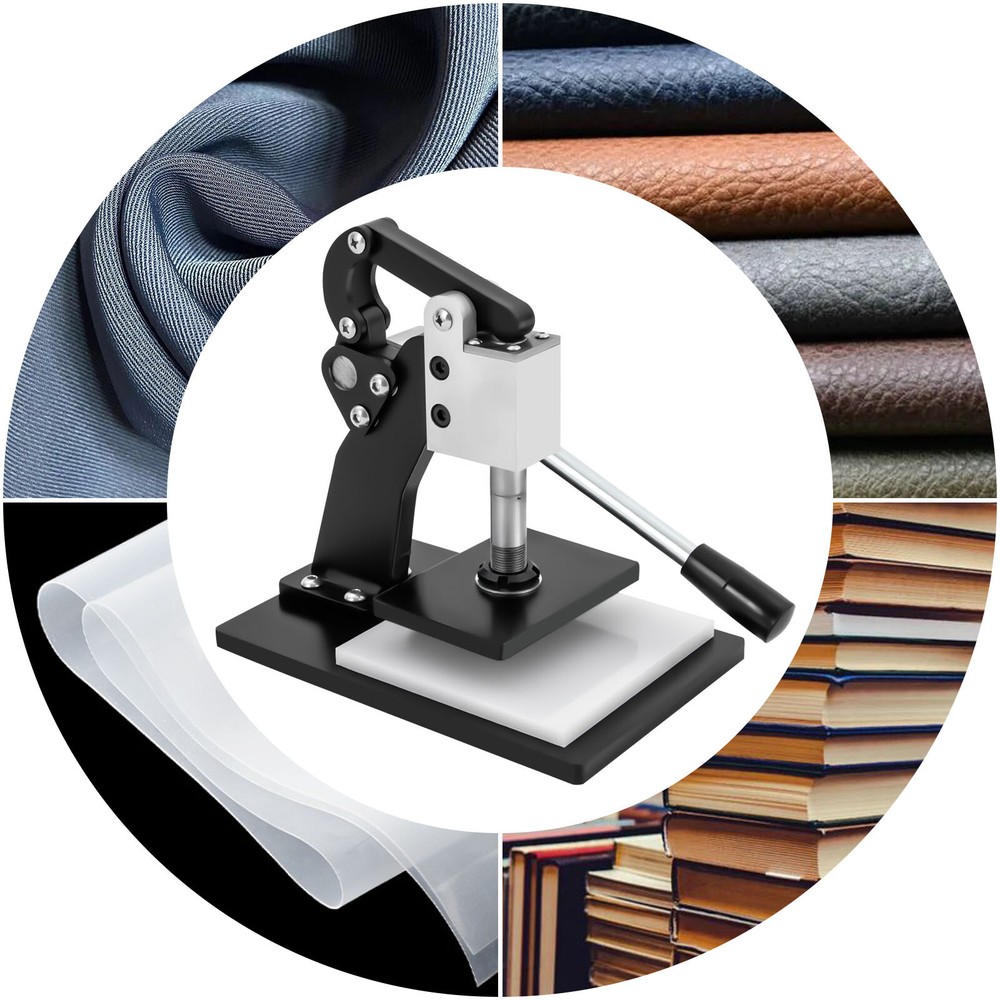 Leather Die Cutting Sampling Machine Hand Manual Press Punching Machine Tool