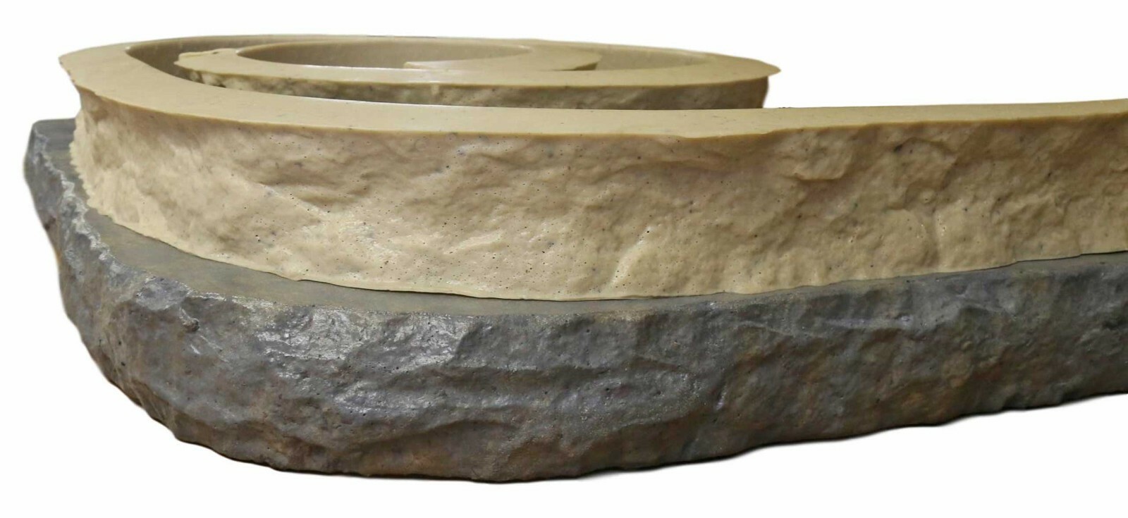 Stone Master Molds Chiseled Edge Concrete Countertop Edge Form Liner 10'x3"