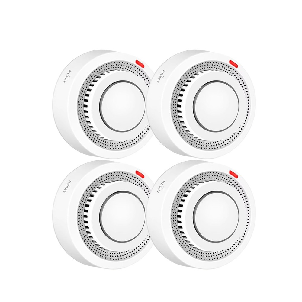 Tuya Smart WiFi Smoke Sensor Fire Protection 85dB Sound Security System ControG0