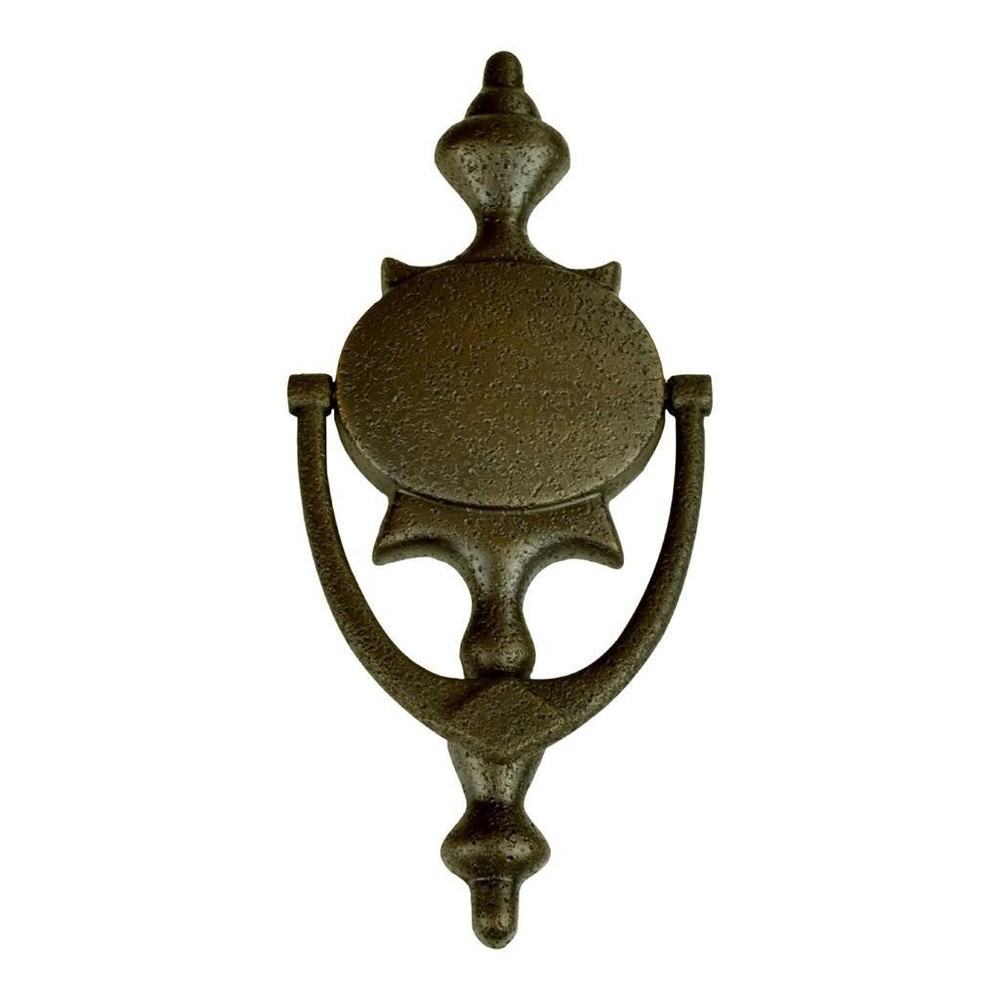 New Solid Brass Victorian Oil-Rubbed Bronze Door Knocker Rustic Antique Hammered