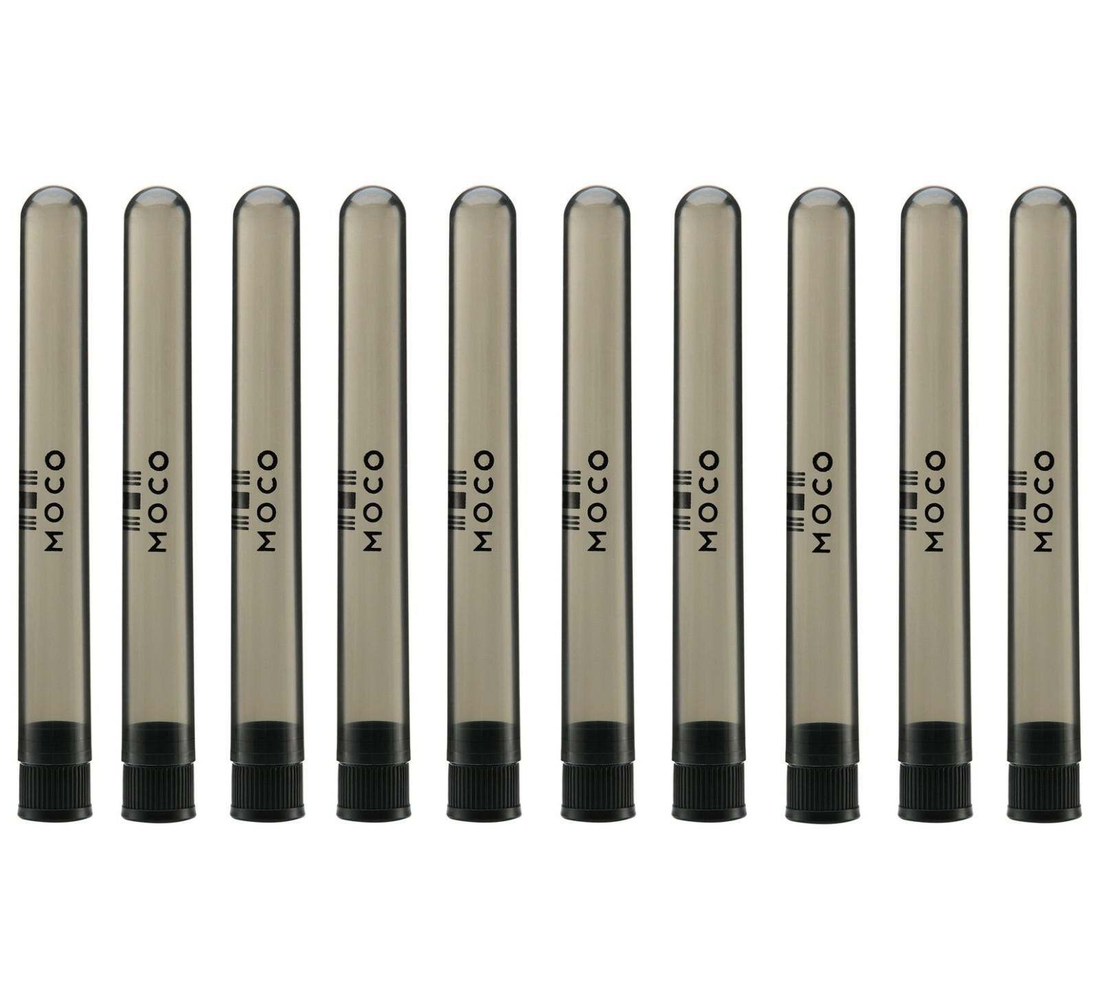 MOCO 10pcs Doob Tube Airtight Smell Proof Medicine Storage Container 135mm King