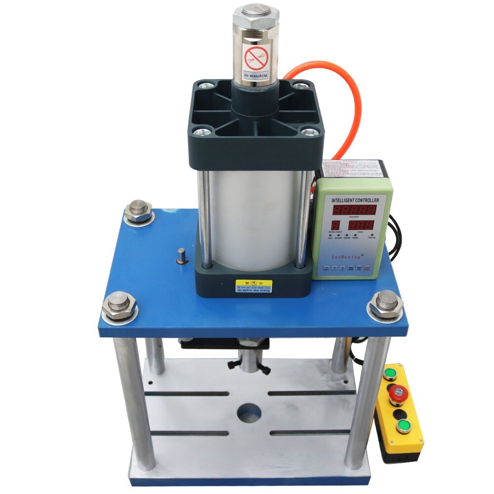 2866LBS/1300kg Pneumatic Punch Press Machine w/Controller Footswitch 2-4" Stroke