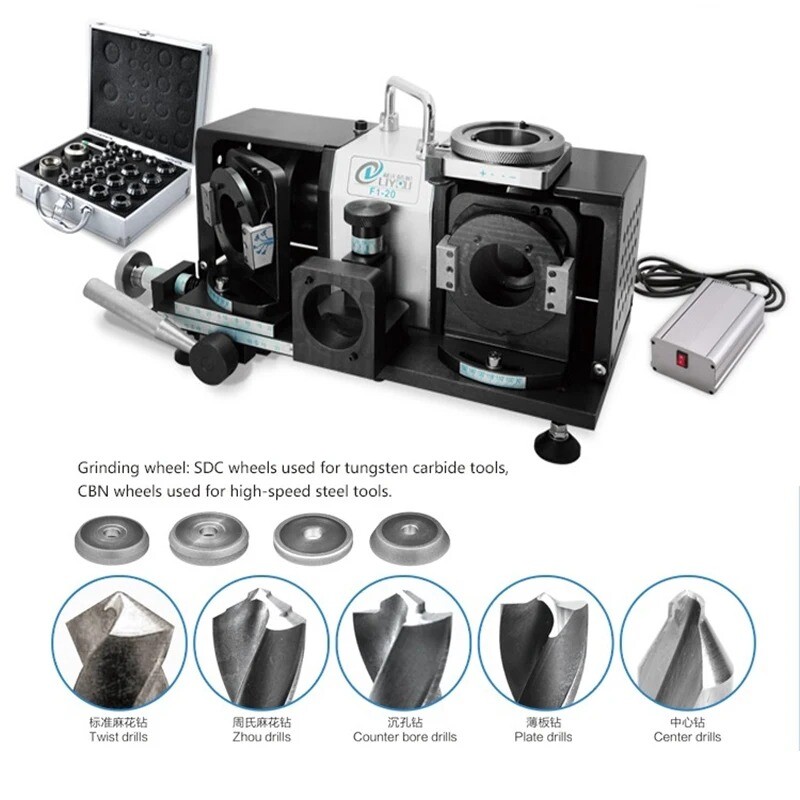 F1-20 Drill Bit Grinding Grinding Machine Alloy Twist Drill Grinding Machine