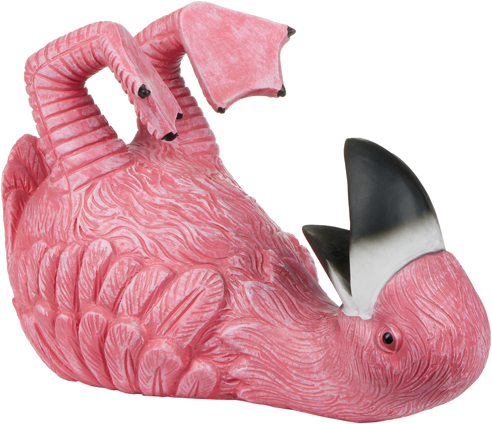 BRUBAKER Wine Bottle Holder Thirsty Flamingo - Drunk Animals - Polyresin