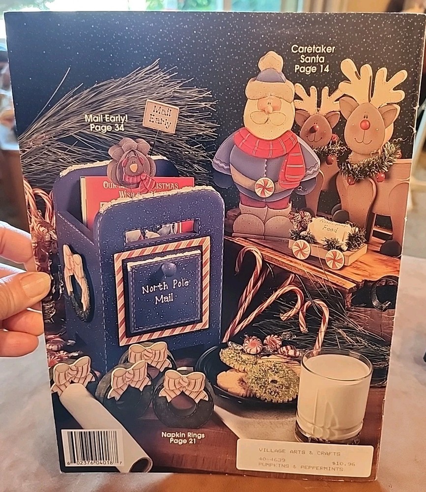 Pumpkins And Peppermints By Nancy Wood Craft Book With Patterns And Techniques