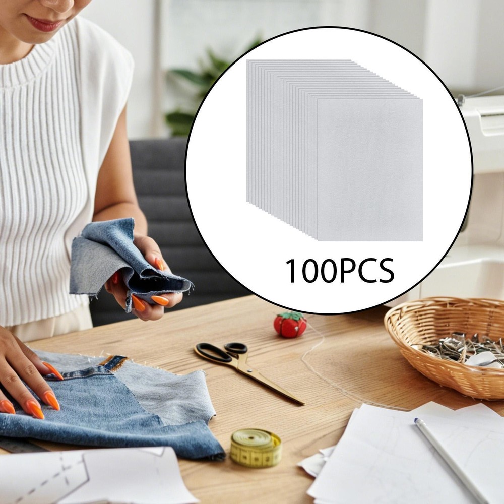 100Pcs Freezer Paper Sheets Foundation Piecing Papers DIY Projects Handmade