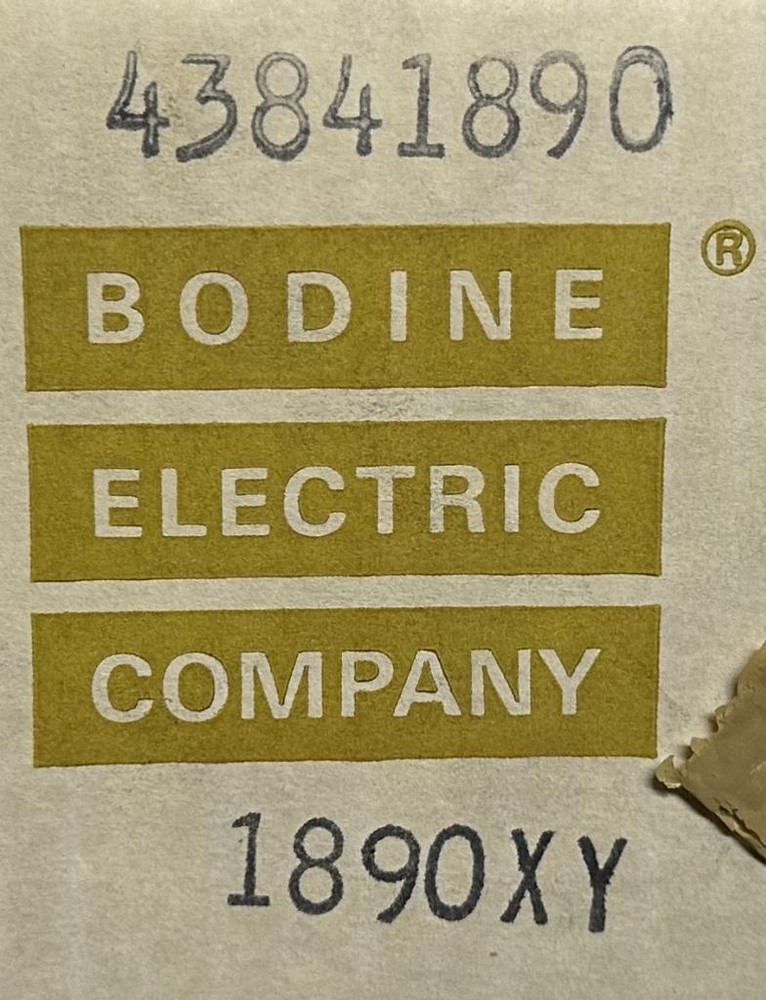 Bodine 890XY SCR Speed Control