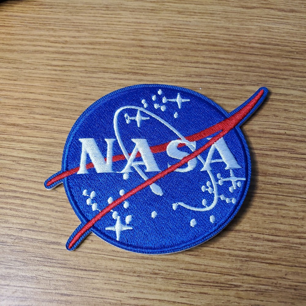 NASA Meatball embroidered Patch 3 inches tall