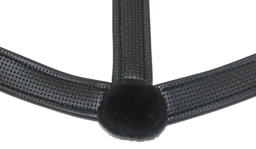 Draft Horse Nylon Breast Collar, Black