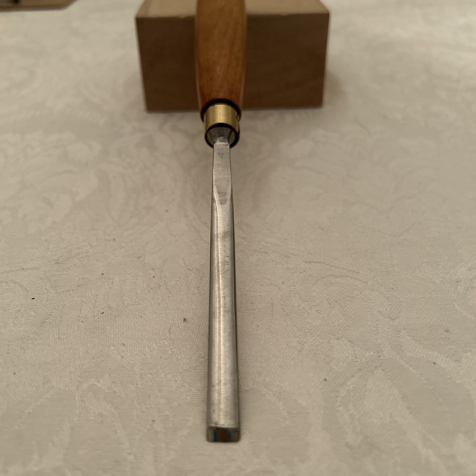 Ashley Iles # 4 / 8mm Straight Carving Gouge Excellent Condition Sharp