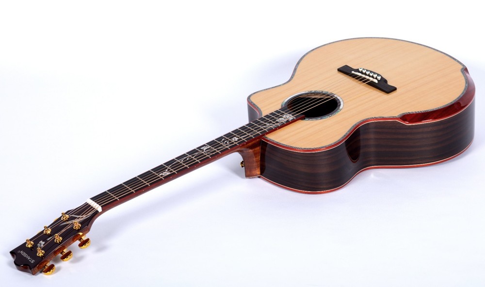 STANSEN T-920C high-quality acoustic guitar, solid spruce top