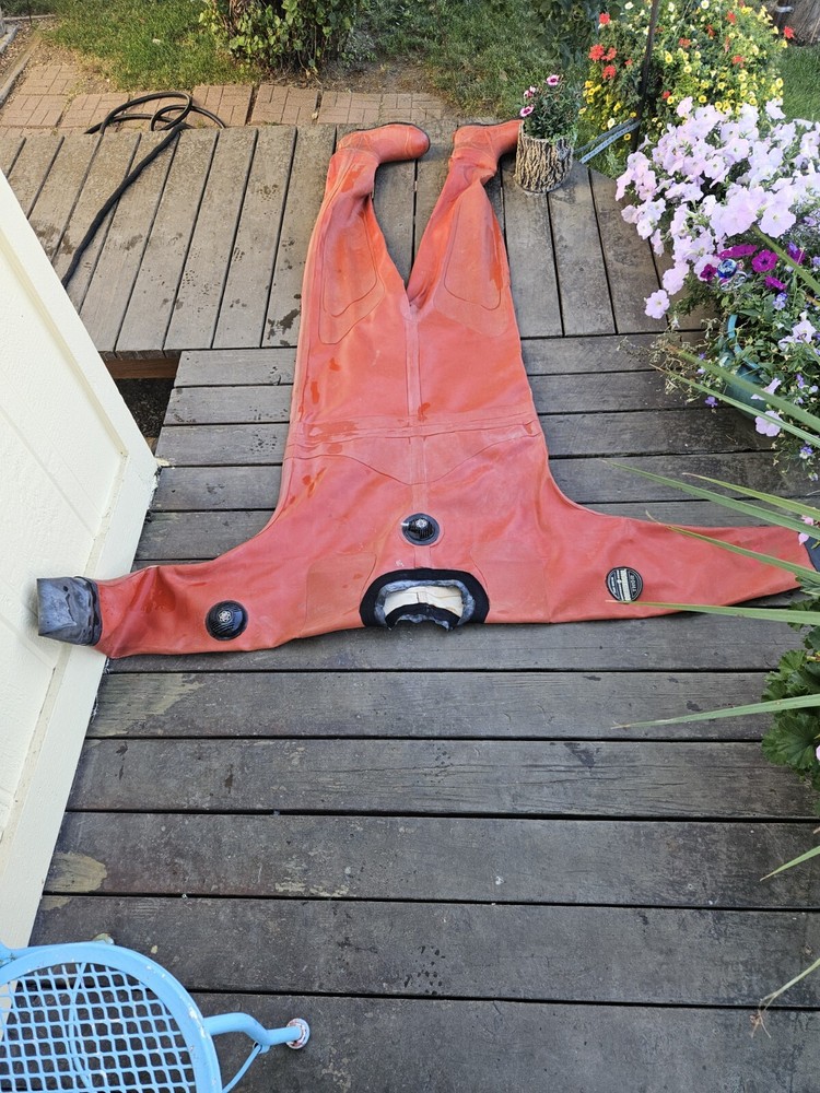 Thor Commercial Dive Suit Vulcanized Rubber Fair Condition