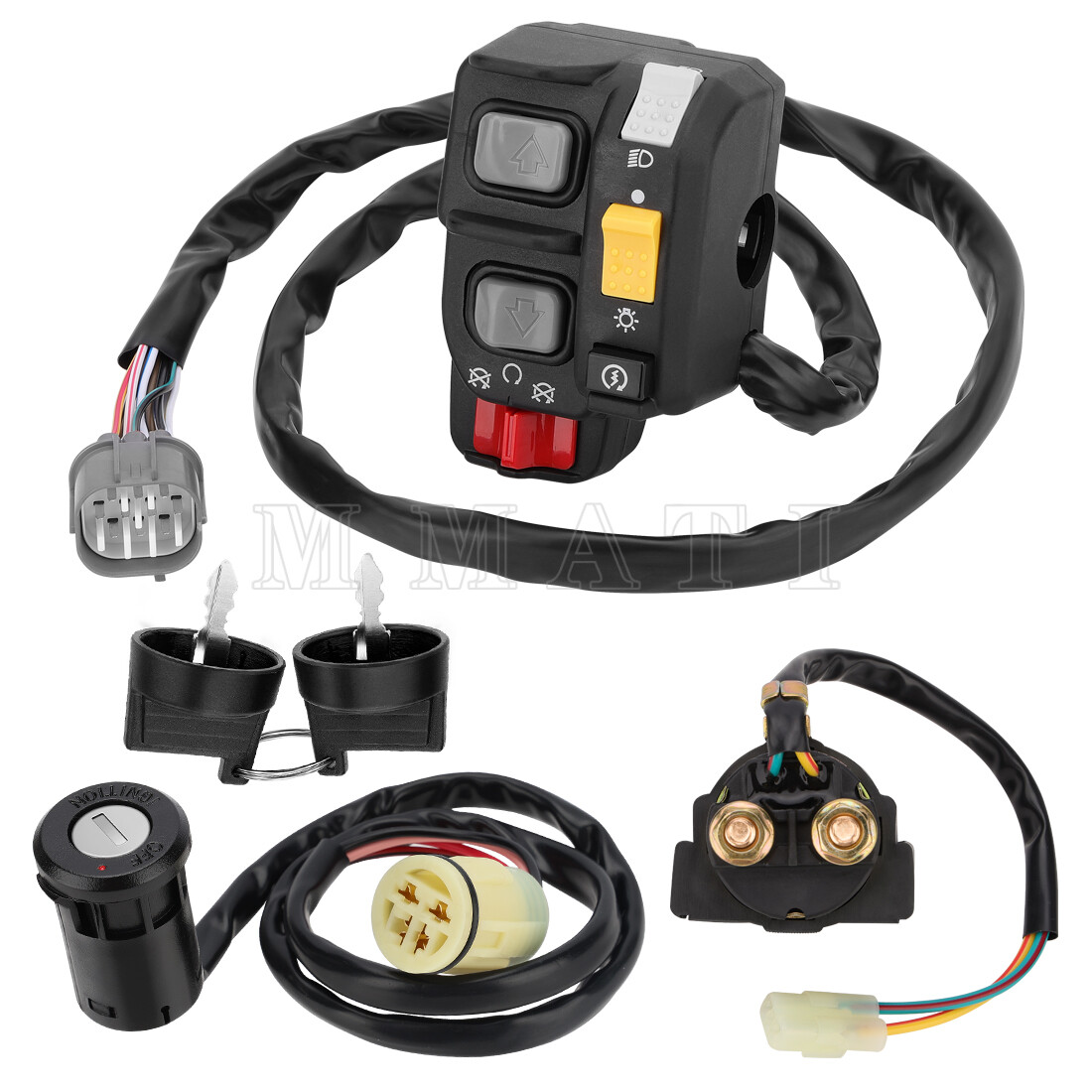 Handlebar Ignition Key Switch w/Relay for Honda Foreman Rubicon 500 TRX500 01-06