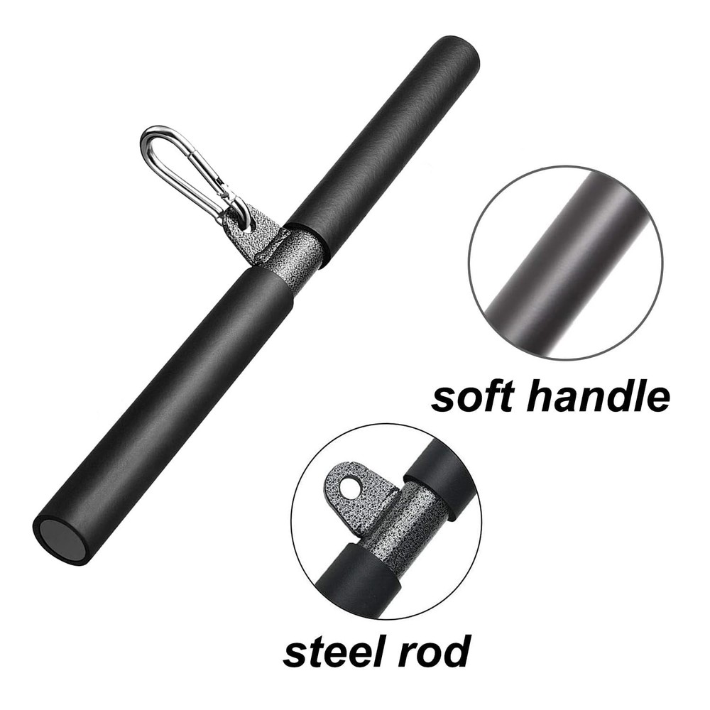 LAT Straight Bar Pull Down Bar - Exercise Pulldown Rod for LAT Lifting Cable ...