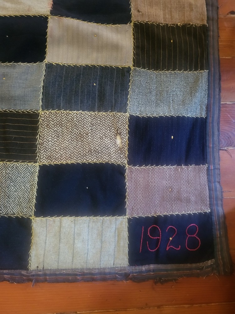 Antique Patchwork Quilt. 1928.