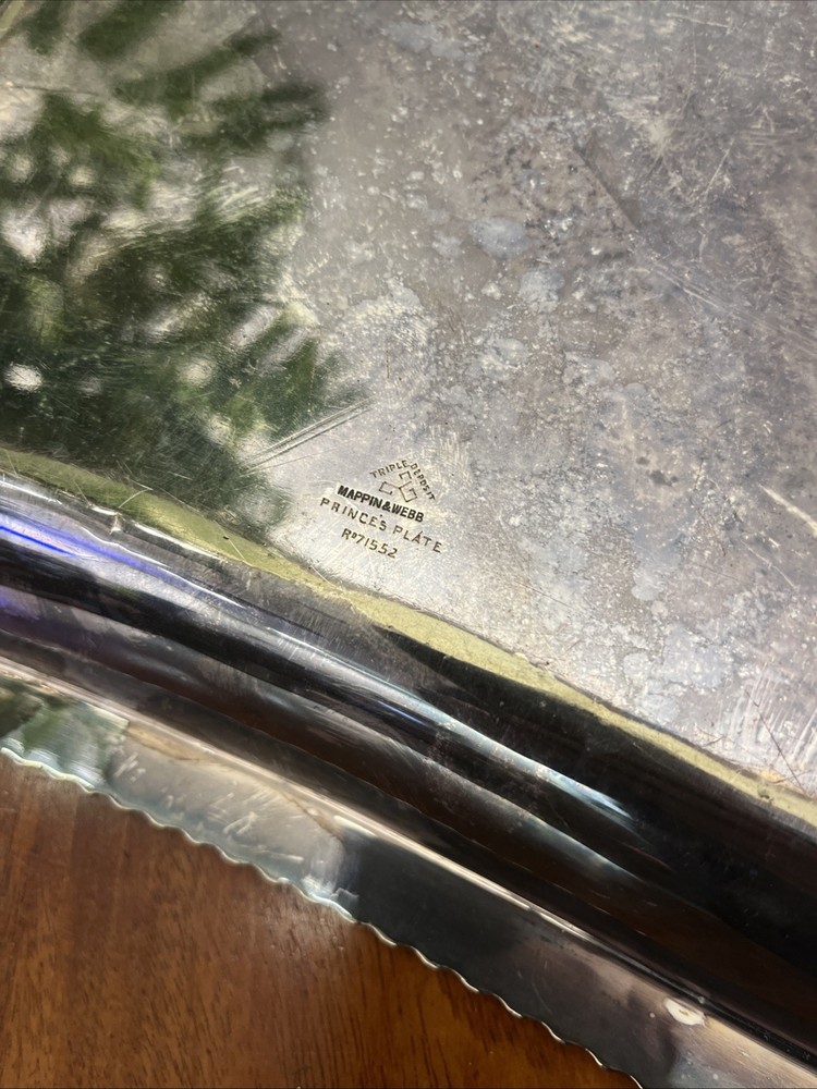 Antique Mappin & Webb Silver Plated Serving Tureen/Covered Dish