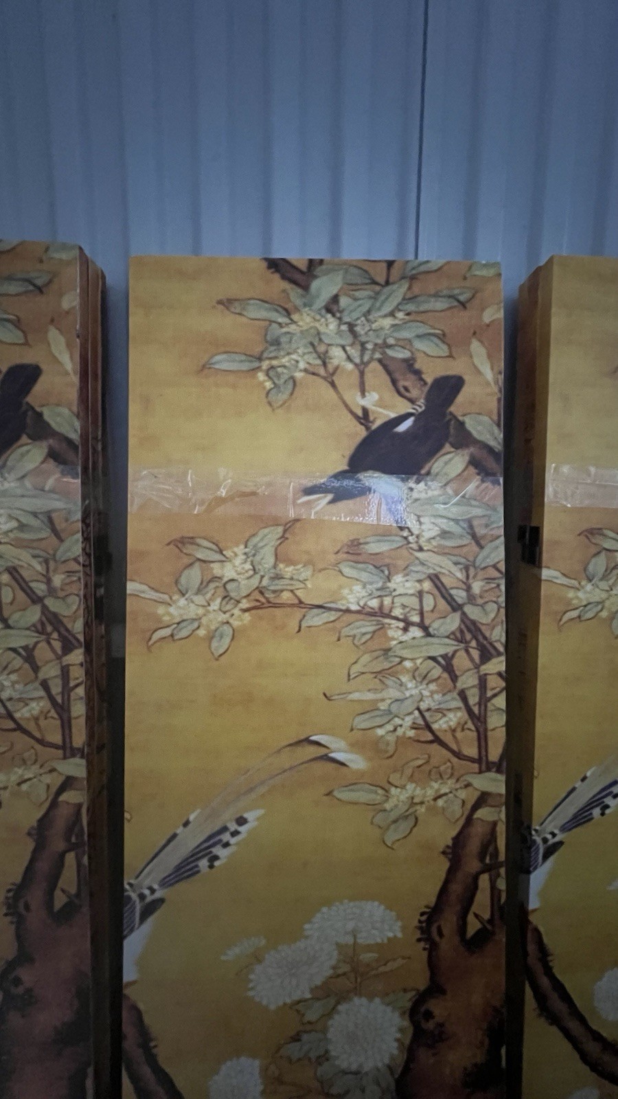 OrientalFurniture 6 ft Double Sided Asian Landscape Canvas Room Divider