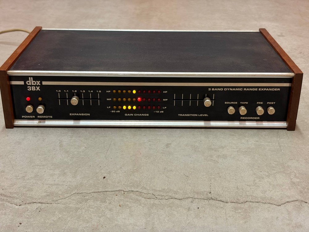 dbx 3BX Dynamic Range Expander Vintage Audio Processor Powers On Untested