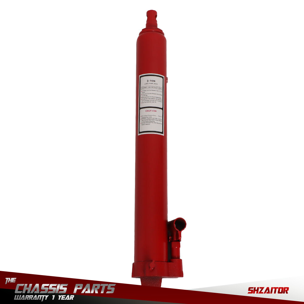 For Engine Lift Hoist Cherry Picker 3 Ton Hydraulic Long Ram Jack Manual Pump