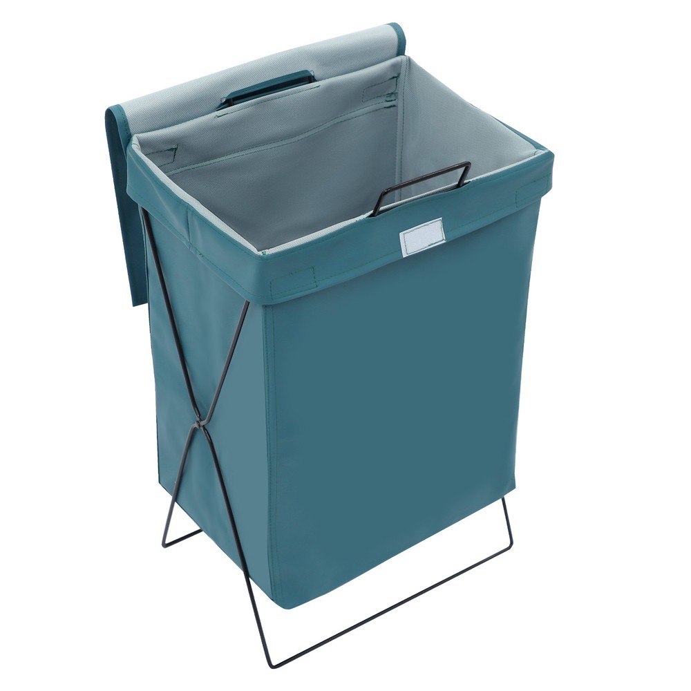 Foldable Laundry Hamper X-Frame Laundry Basket, Dirty Clothes Basket w/Lid