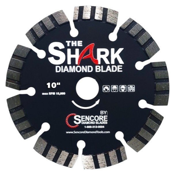 10" Shark Diamond Blade - FREE SHIPPING